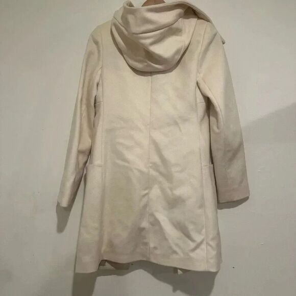 T. Babaton Aritzia Wool Cashmere Blend Ivory With Hidden Buttons Size XSmall - Picture 6 of 6